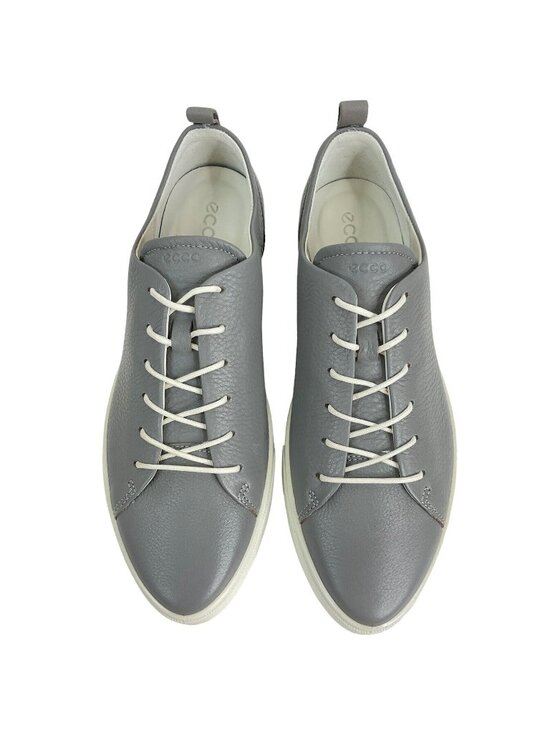 Ecco Shoes - Ecco Shoes Women's Sz 41 US 10-10.5 Gillian Gray Leather Sneaker Point $180 Nib